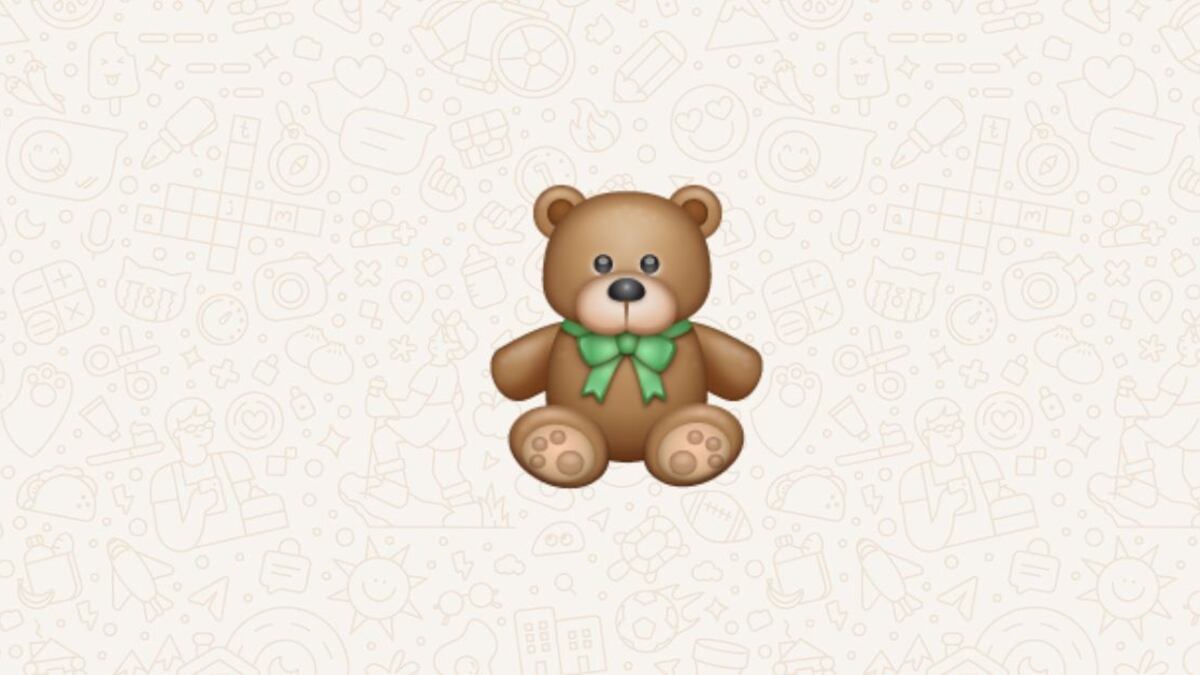 El emoji de oso de peluche tiene un significado adorable