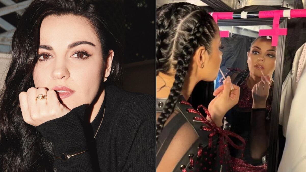Maite Perroni también ha hablado a través de sus looks para los conciertos de la gira de RBD.