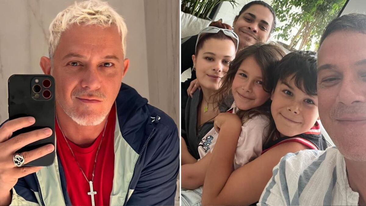 Alejandro Sanz es el orgulloso padre de cuatro hijos