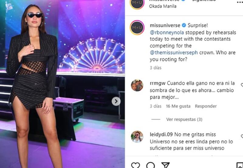 Miss Universo look