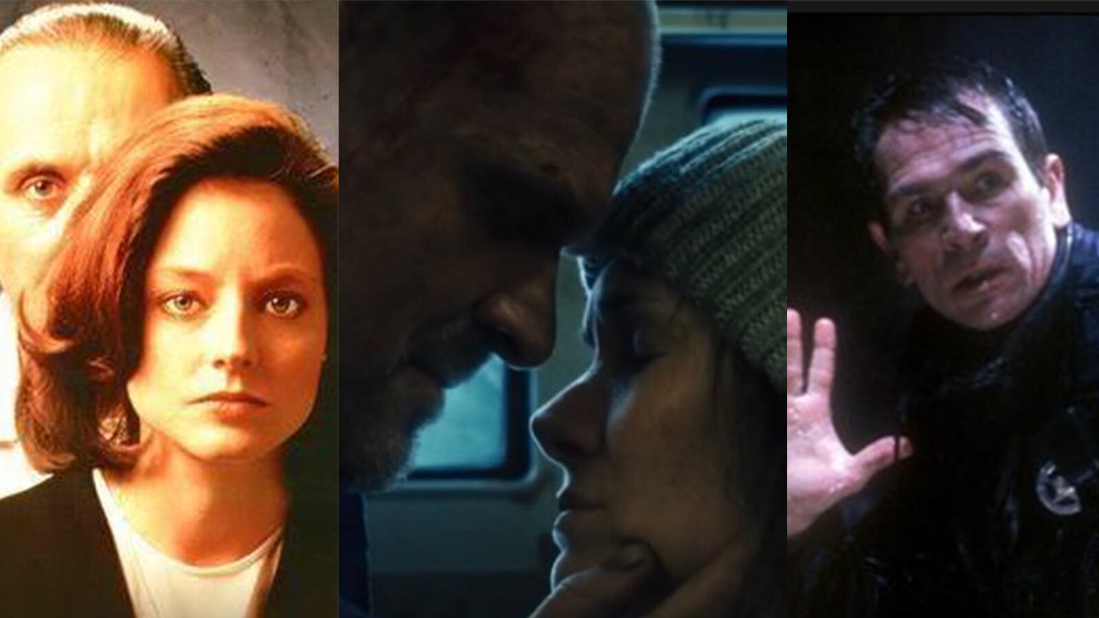 Imágenes de las escenas improvisadas por algunos actores.