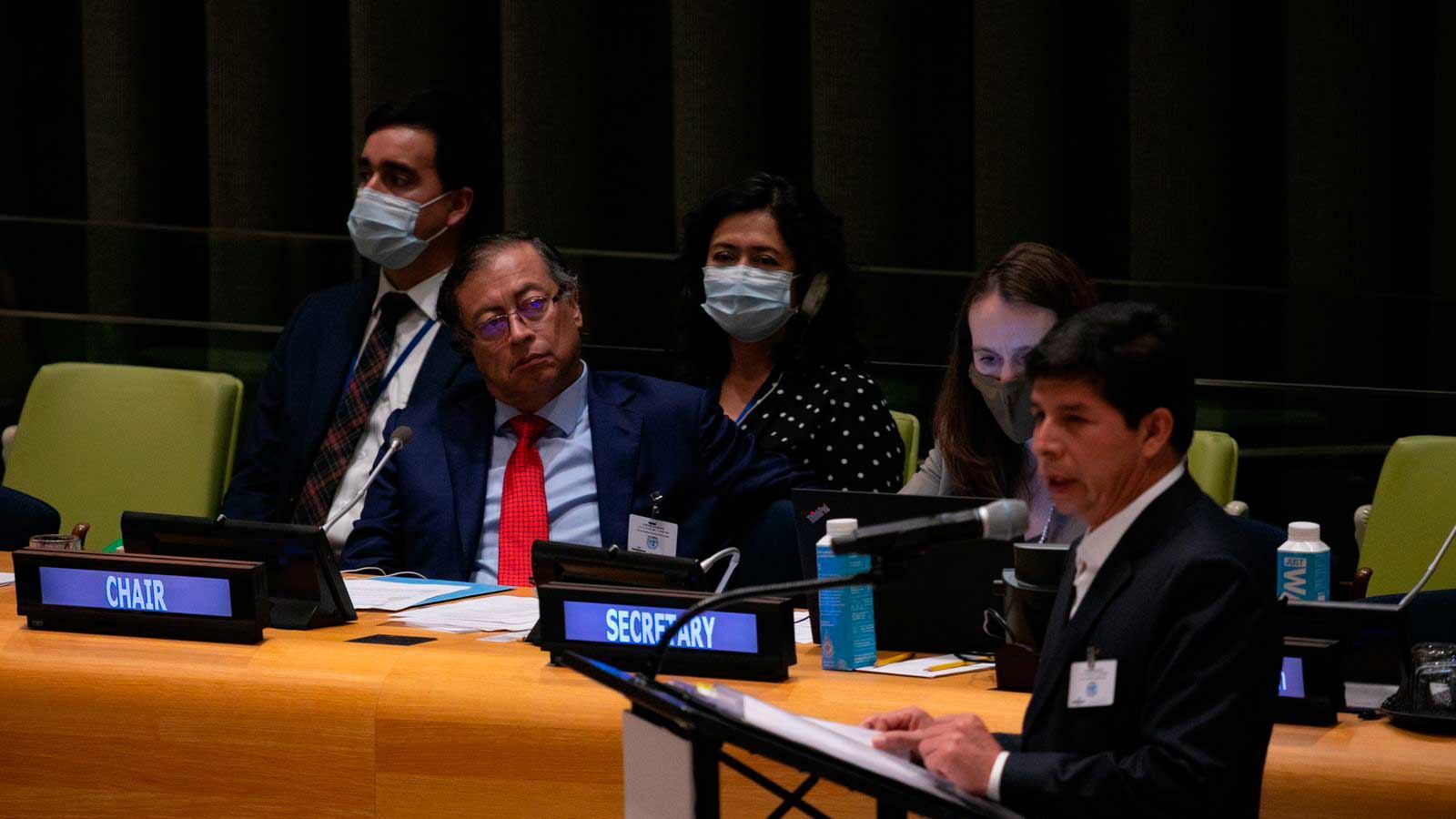 Gustavo Petro en la ONU.