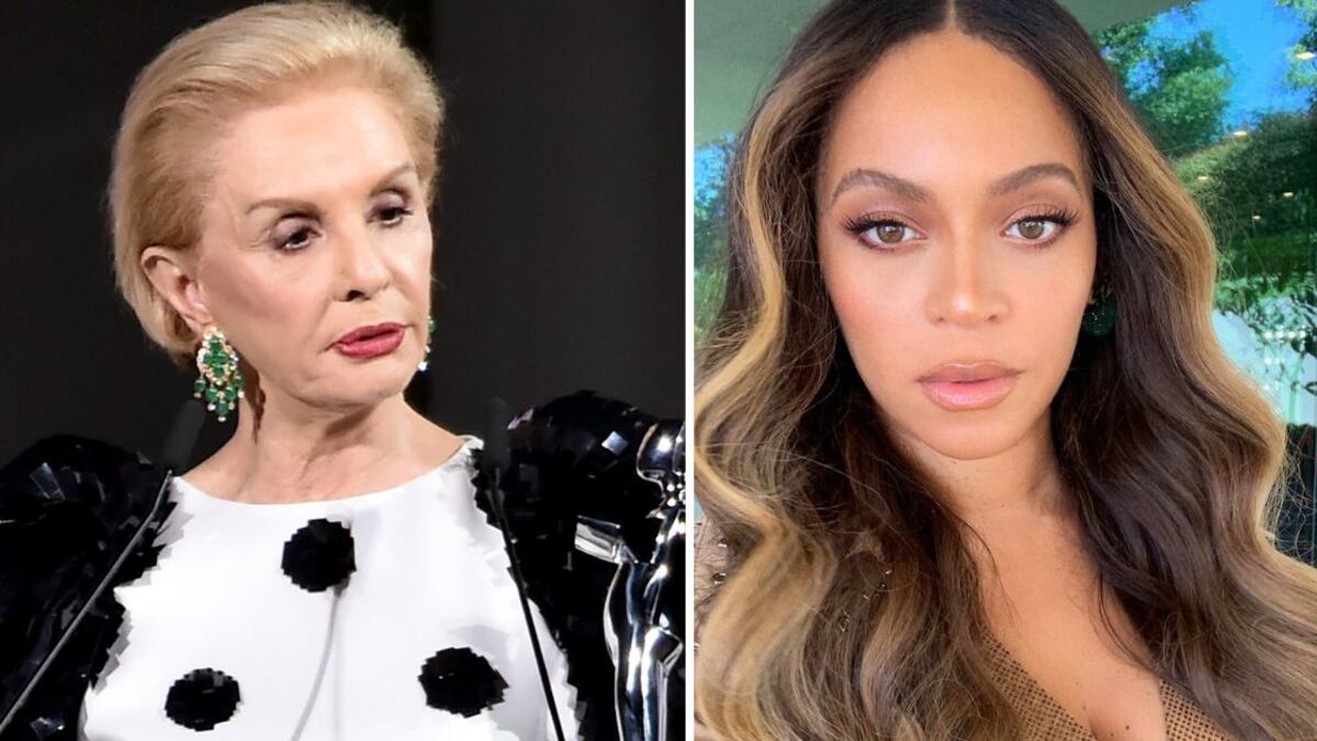 Beyoncé y Carolina Herrera vestido