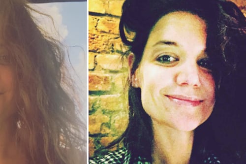 Katie Holmes desafía a Carolina Herrera con la mejor manera de llevar el pelo largo a los 50