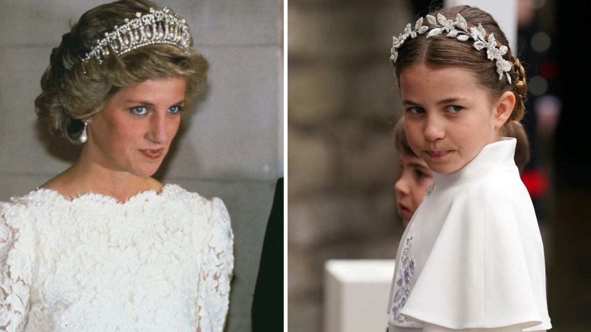 Lady Di y Princesa Charlotte looks