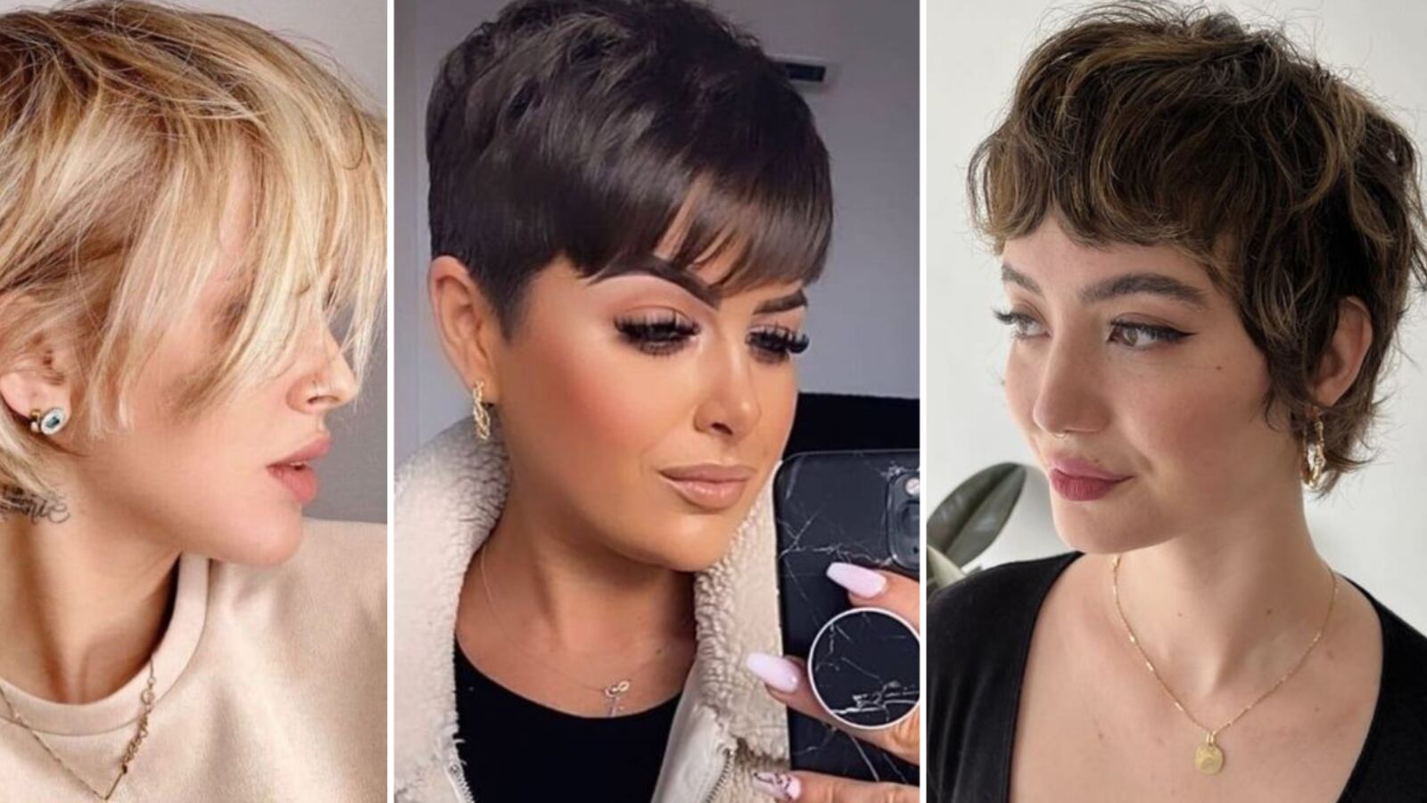 Cortes de pelo bixie para mujeres cachetonas