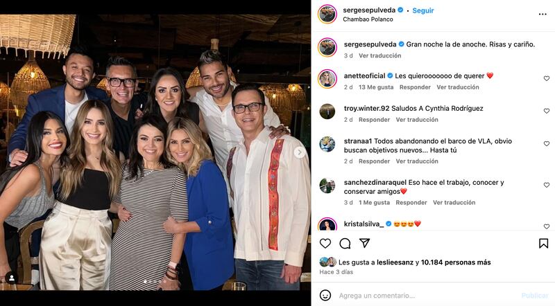 Cynthia Rodríguez en la fiesta de cumpleaños de Sandra Smester