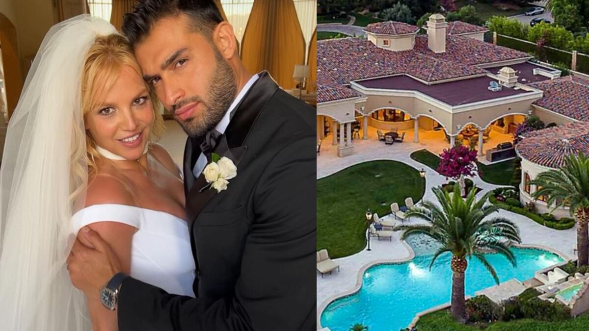La mansión de Britney Spears y Sam Asghari