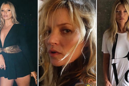 Kate Moss reapareció desnuda y muestra que se siente cómoda con su figura a los 48 años