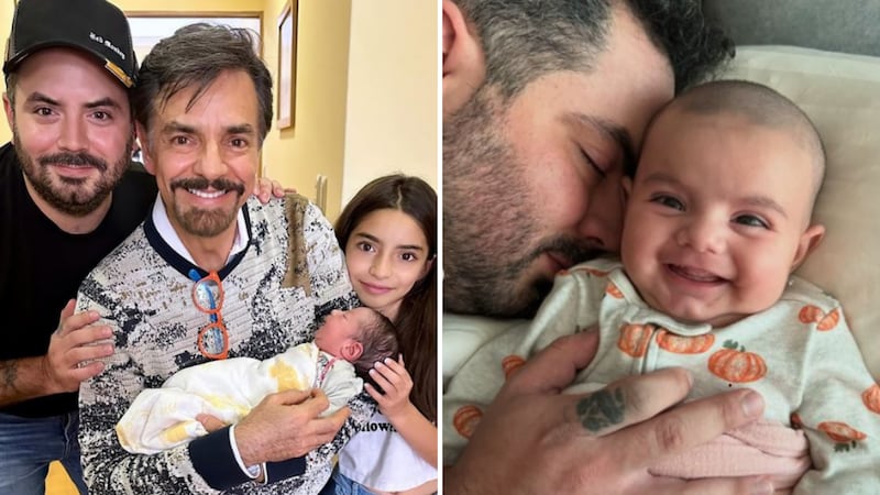 Los genes del artista Eugenio Derbez son bastante fuertes, pues no solo sus hijos son muy parecidos a él, sino también el de su nuevo nieta, Tessa.