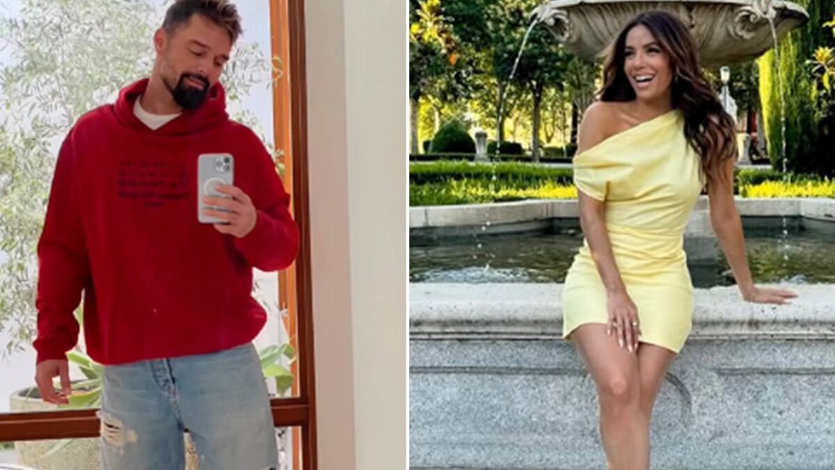 Ricky Martin y Eva Longoria amistad