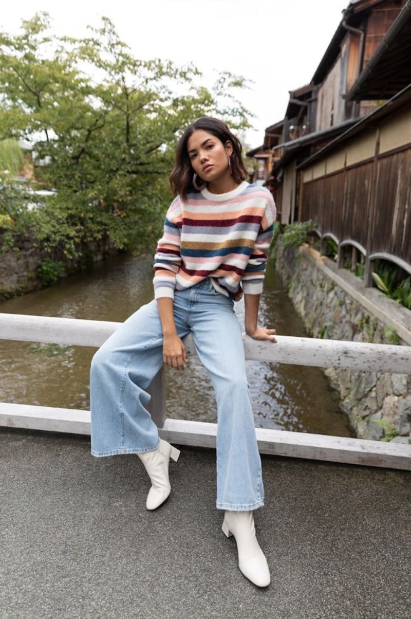 Jeans ‘wide leg’ y botines: la elegante combinación que gana terreno este año, así se lleva
