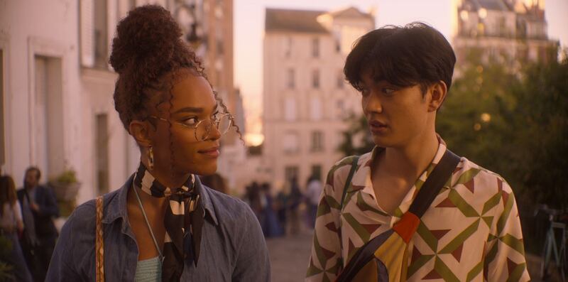 Yasmin Finney y William Gao en 'Heartstopper'