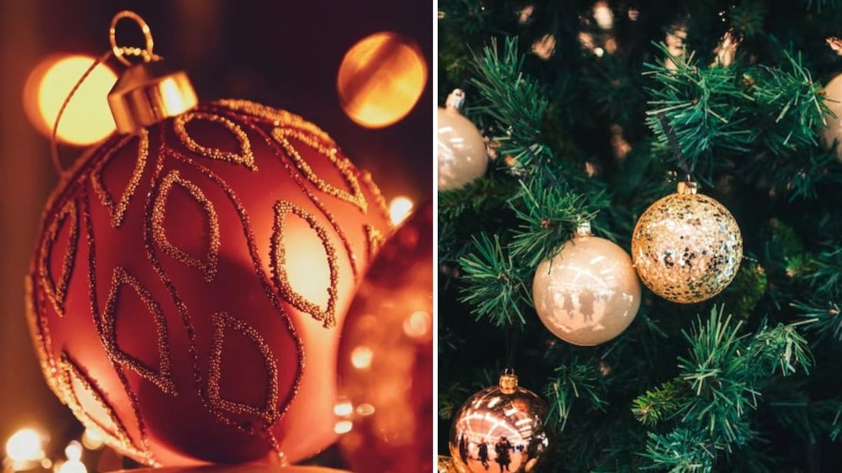 Feng Shui bambalinas árbol navideño