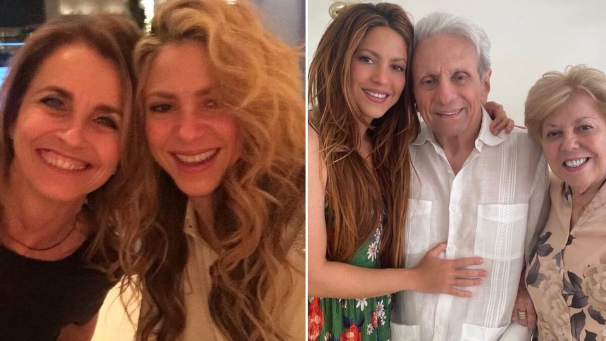 Los internautas viralizaron un video donde la madre de Piqué hizo un grosero gesto a los padres de Shakira.
