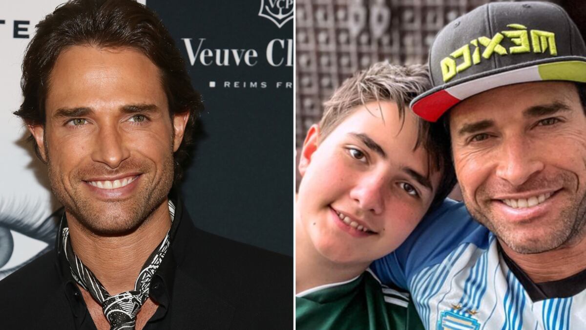 Sebastián Rulli y su hijo