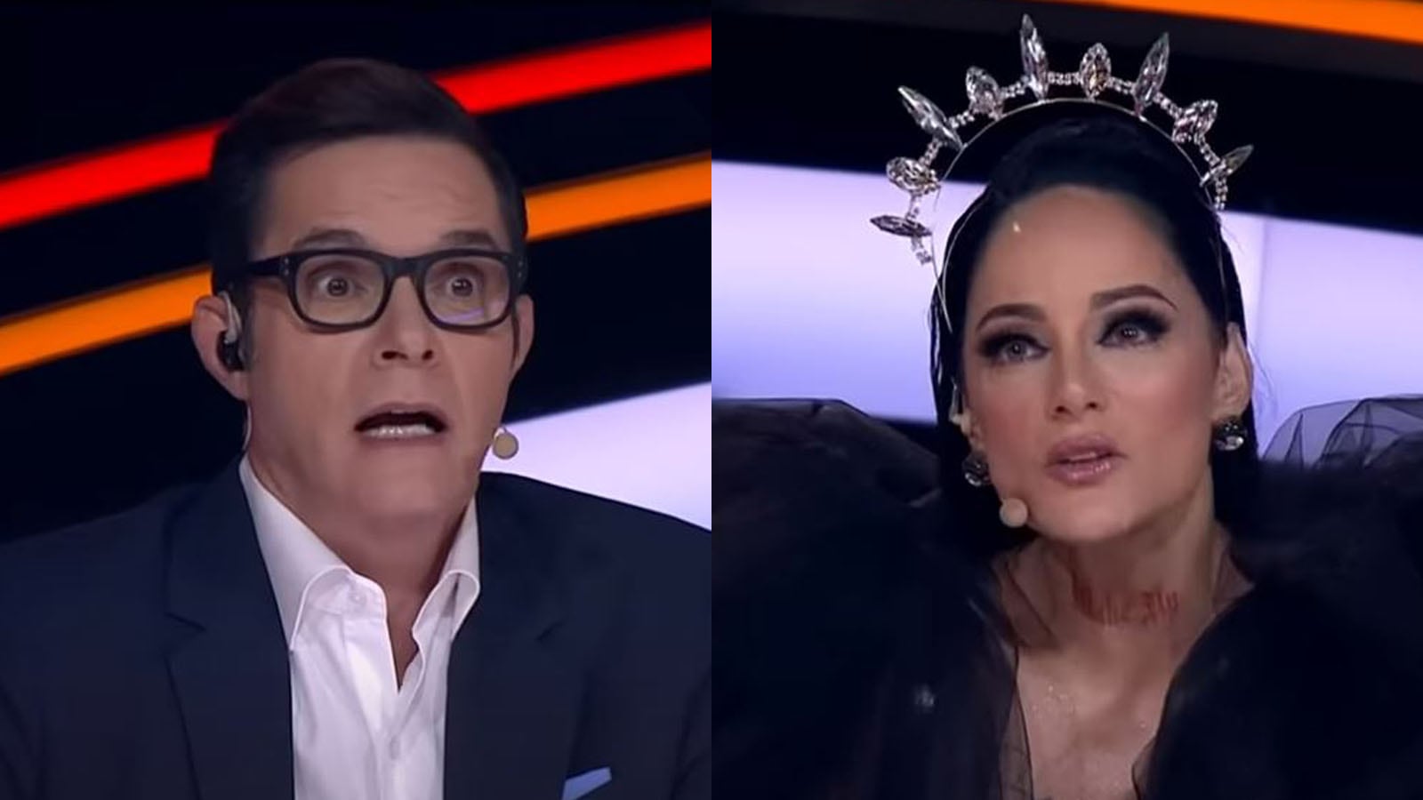 Horacio Villalobos y Lola Cortés en "La Ademia 2022"