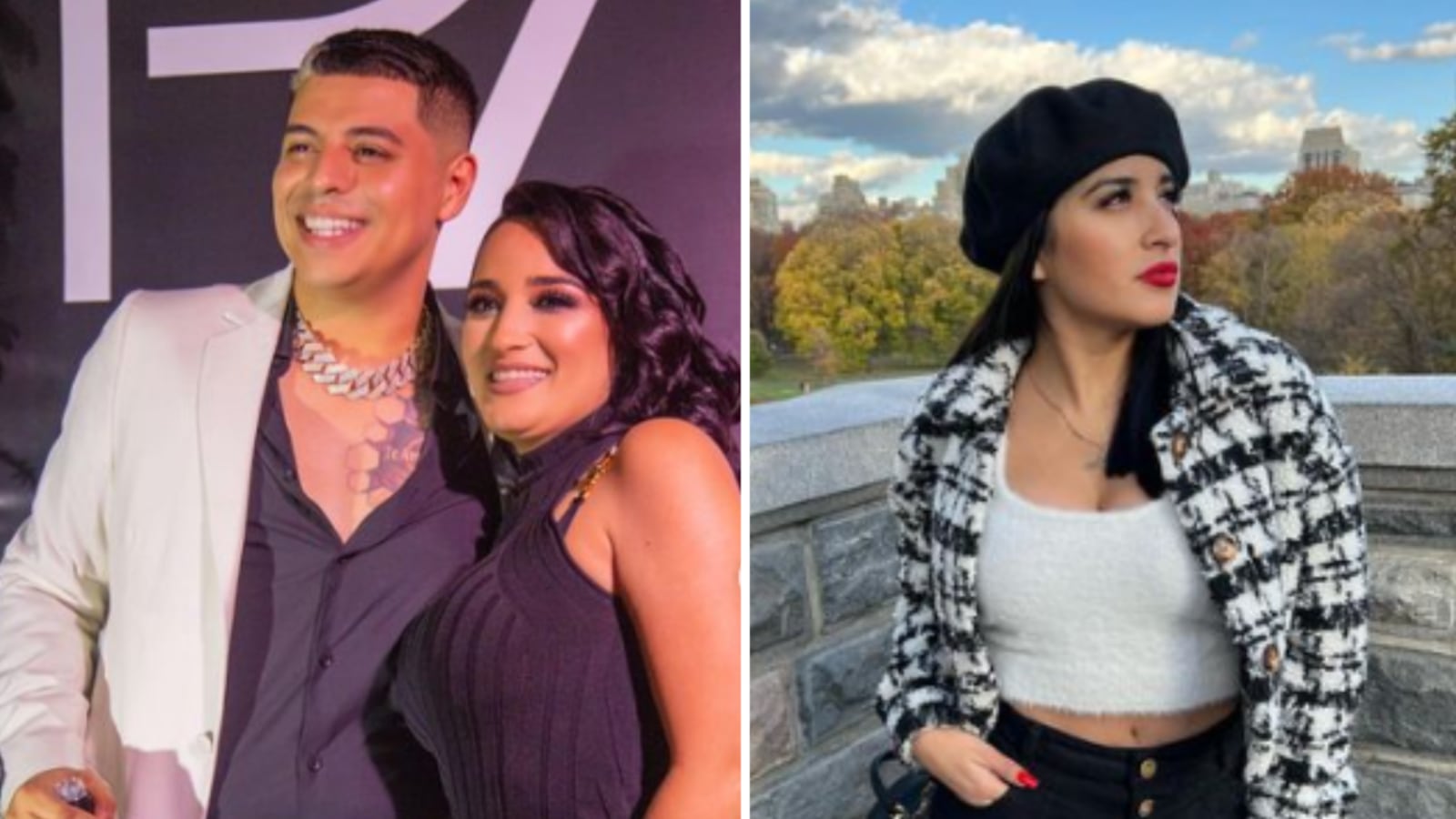 Eduin Caz y su esposa Daisy Anahy