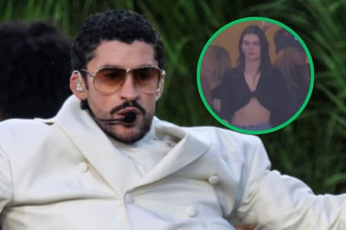 La reacción de Kendall Jenner al ver a Bad Bunny en el Super Bowl: “Se nota el resentimiento”