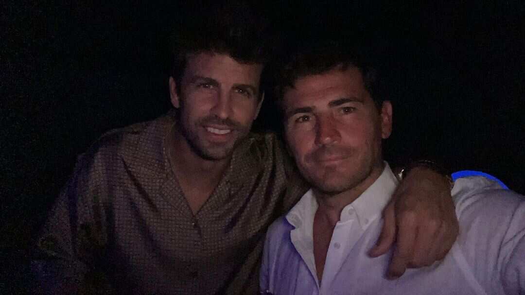 Gerard Piqué e Iker Casillas