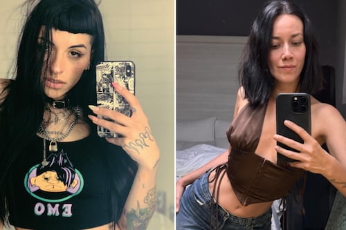 ¿Igual que Cazzu? Violinista de Nodal causa controversia por su look gótico