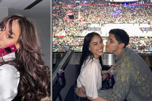 ¡Red flag! Acusan a novio de Danna de “celoso y posesivo” por “jalonear” a la cantante frente al público (VIDEO)