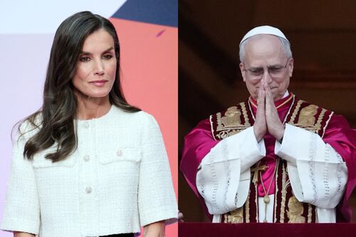 ¿Rompió todos los protocolos? El polémico look de la reina Letizia en la misa inaugural del papa León XIV