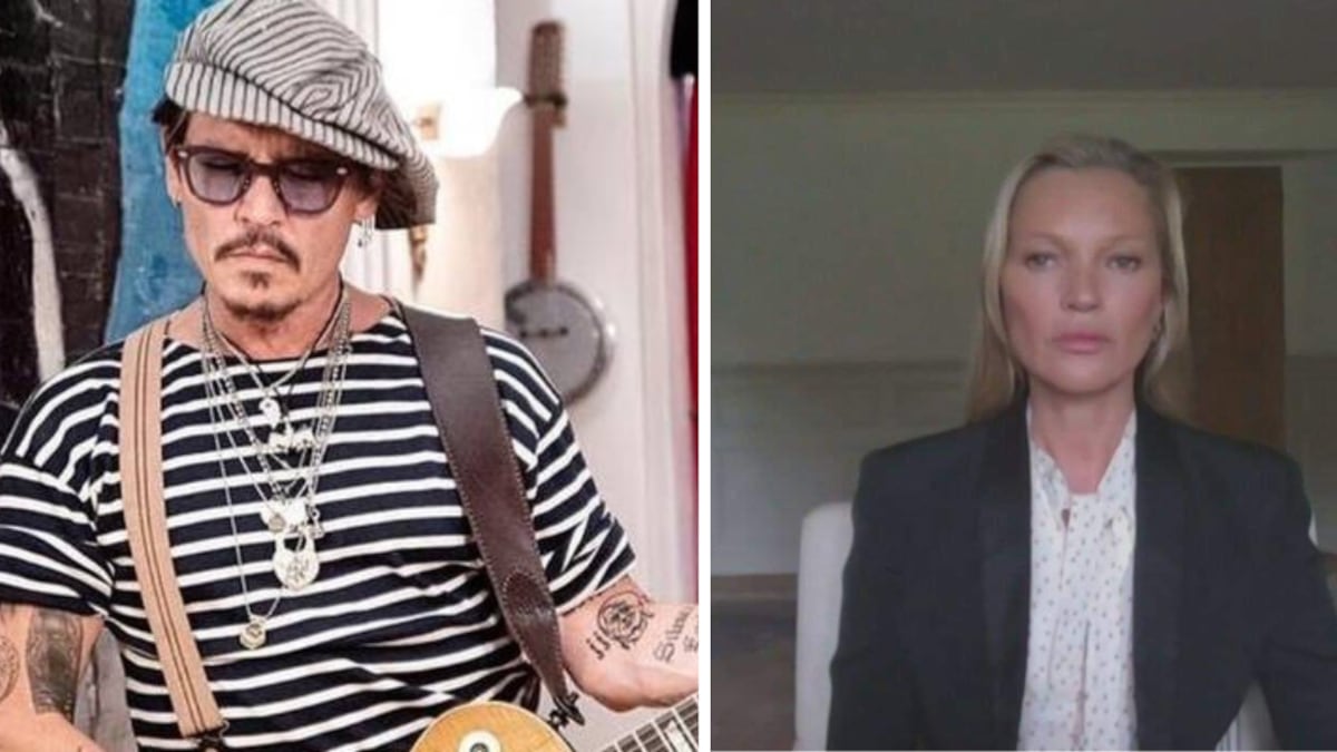 Kate Moss respaldó al actor en su peor momento.