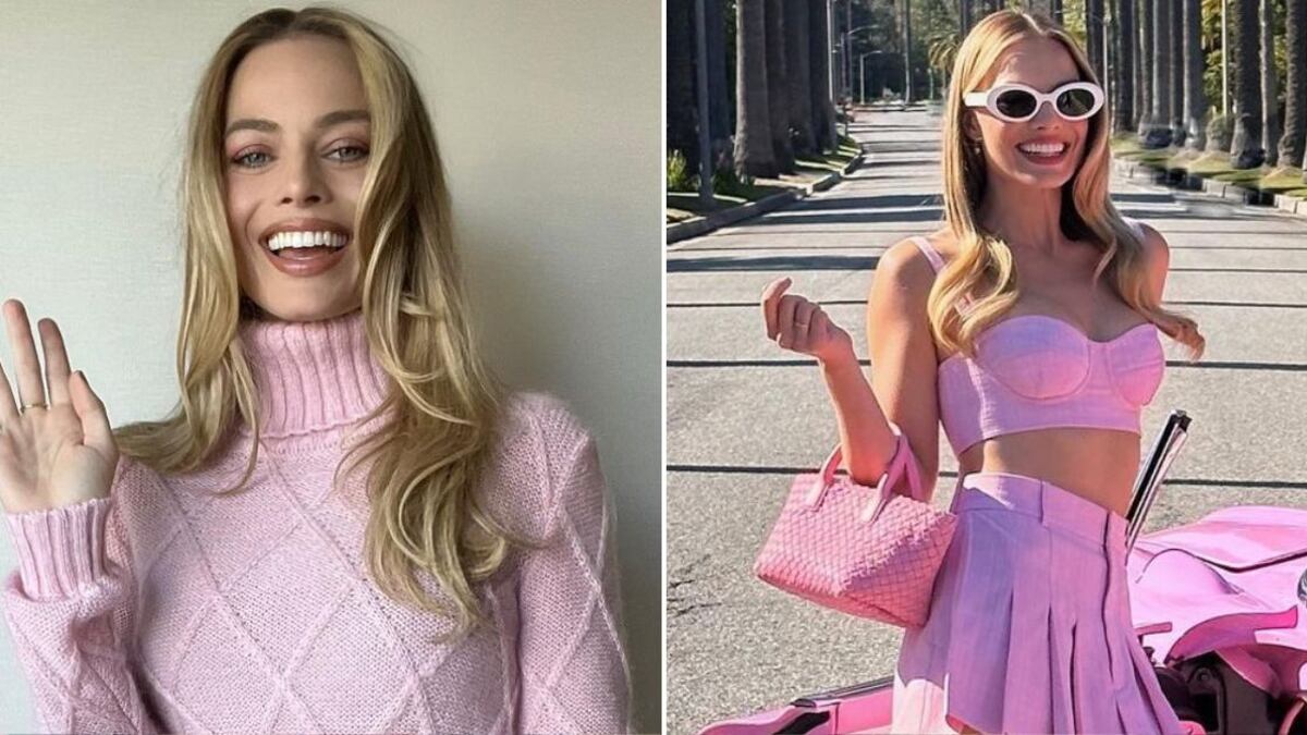 Margot Robbie demostró ser la reina del estilo Barbie en la gira de prensa de la película
