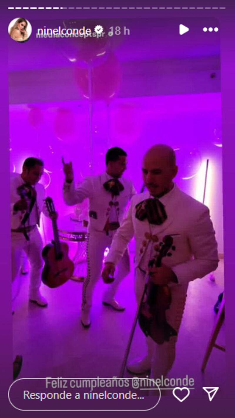 fiesta de cumpleaños de ninel conde