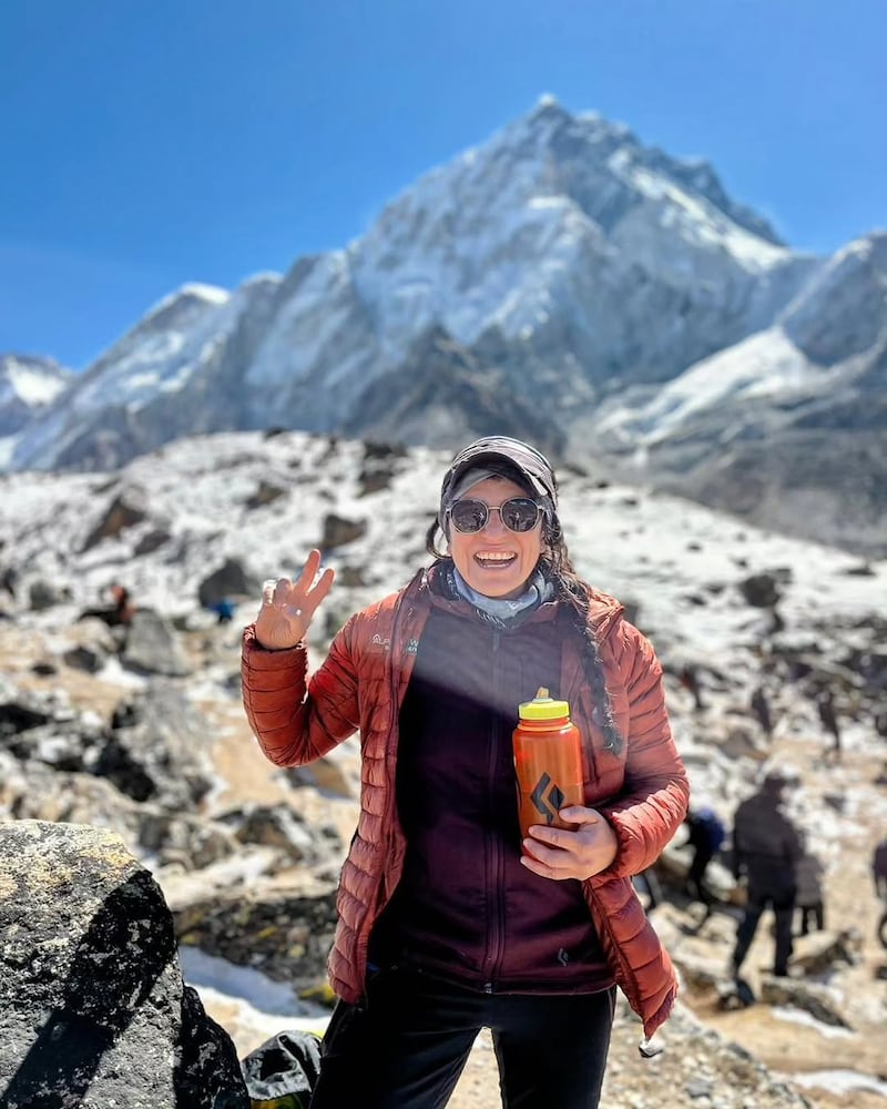 Montañista ecuatoriana Carla Pérez