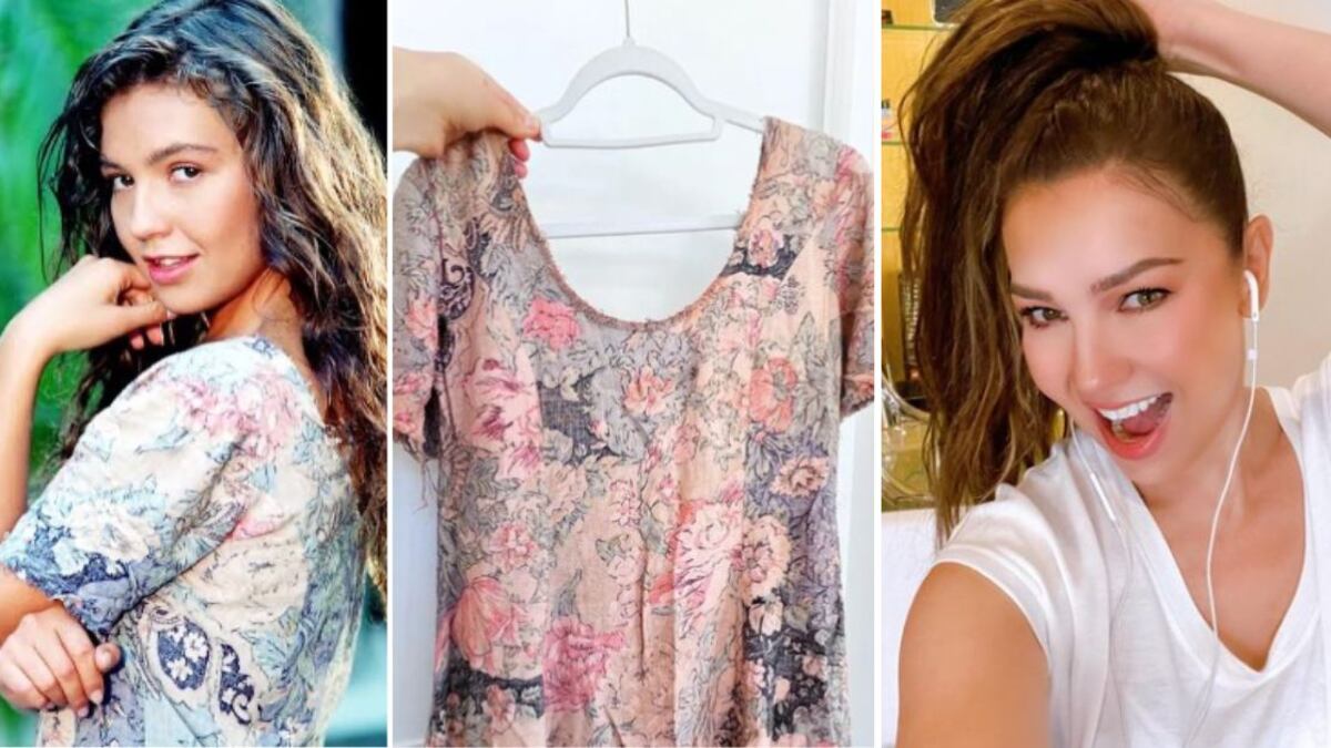 Thalía volvió a ser Marimar a sus 50