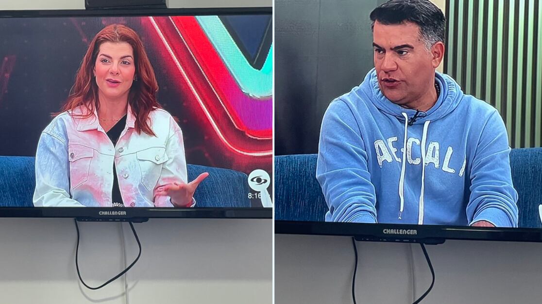 Carolina Cruz y Carlos Calero, presentadores de 'Día a día'