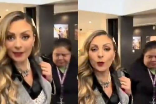 Video: Mariana Ochoa genera críticas por “desaire” a trabajadora de limpieza: “mala educación”