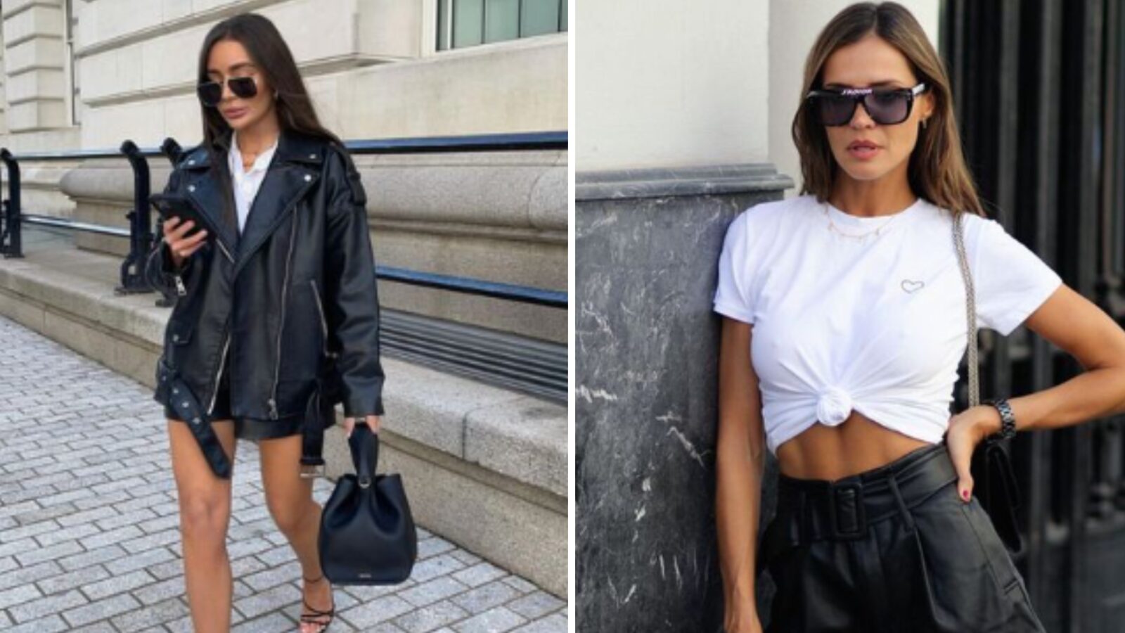 Prendas de cuero para climas cálidos