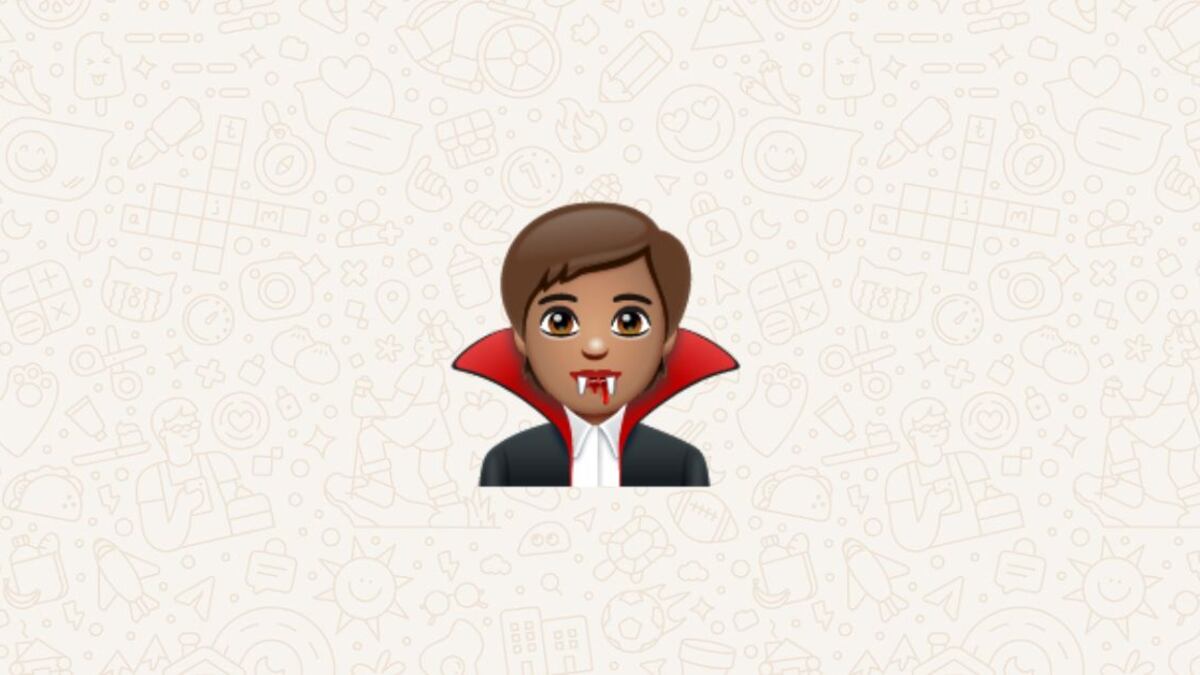 El emoji de vampiro causa confusión en algunos internautas