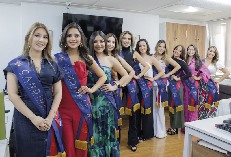 Candidatas a Reina de San Francisco de Quito