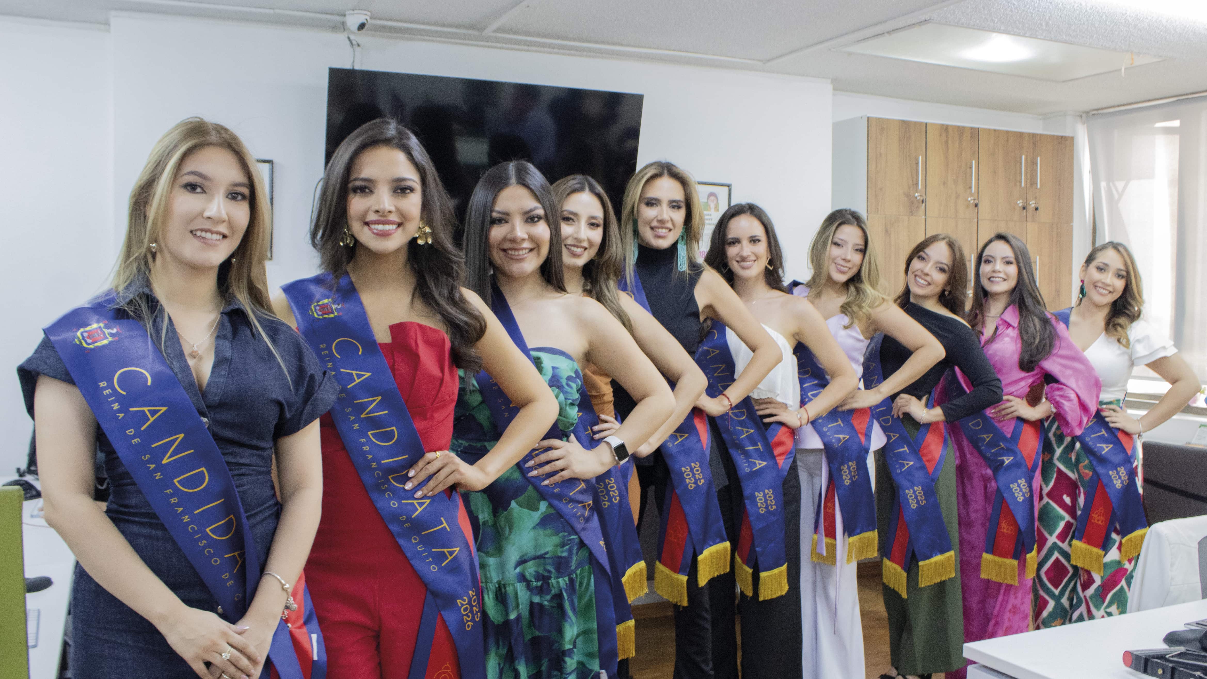 Candidatas a Reina de San Francisco de Quito