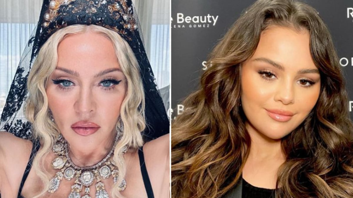 Madonna y Selena Gómez foto
