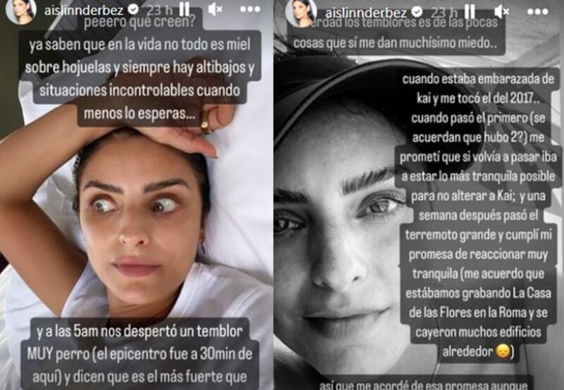 Aislinn Derbez terremoto