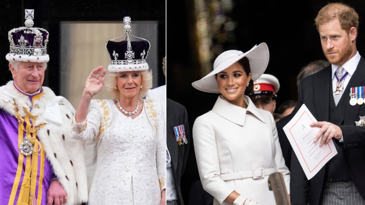 Rey Carlos III / Meghan Markle / Príncipe Harry