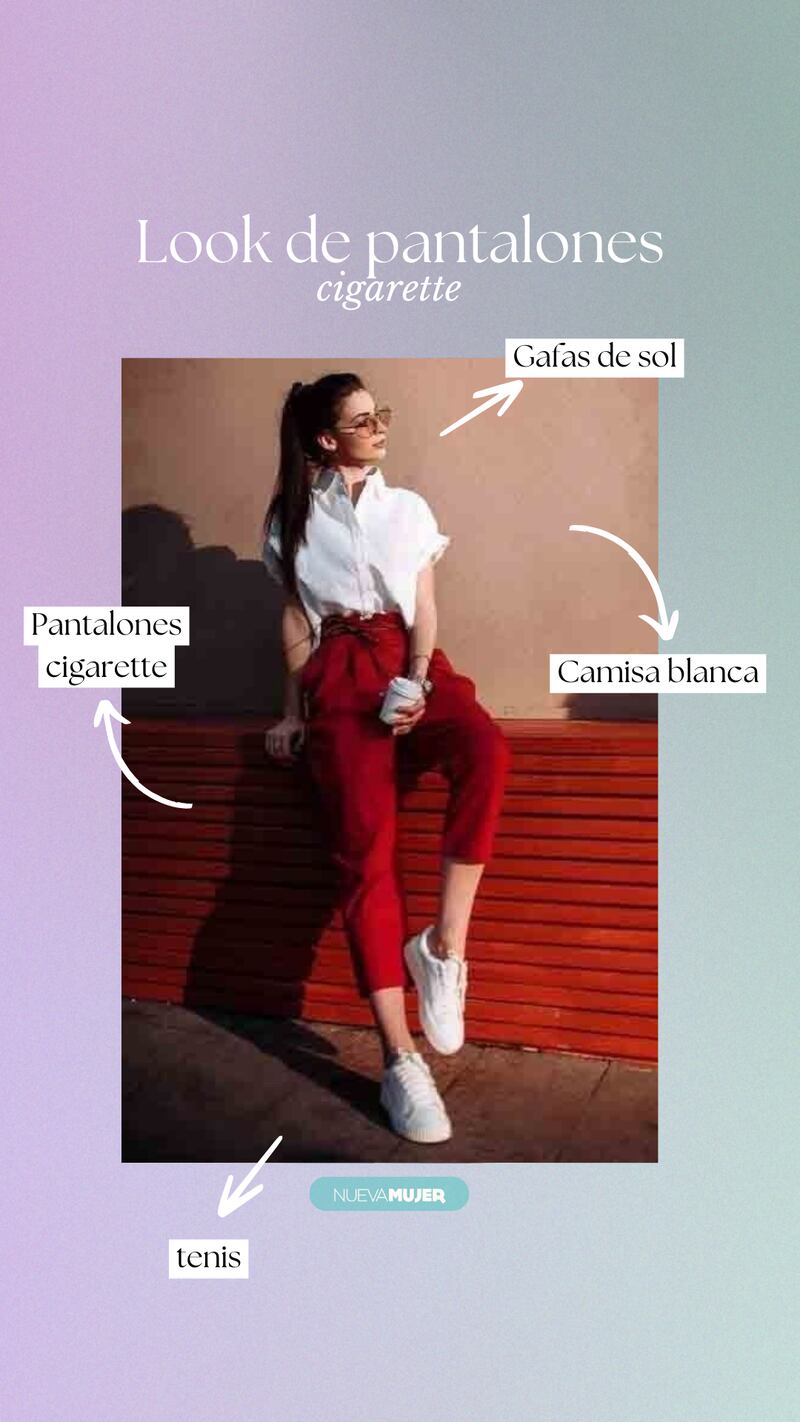 Los pantalones cigarette serán tendencia este 2025.