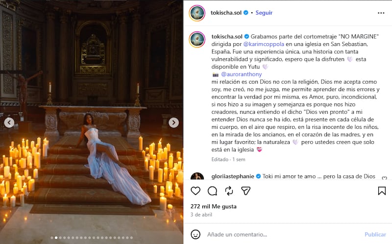 Publicación de Tokischa