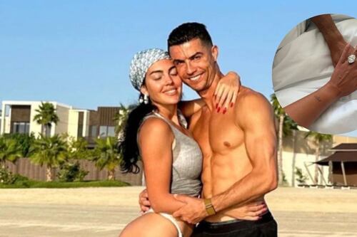 Lo que costaría el impresionante anillo de compromiso que Cristiano Ronaldo le dio a Georgina Rodríguez