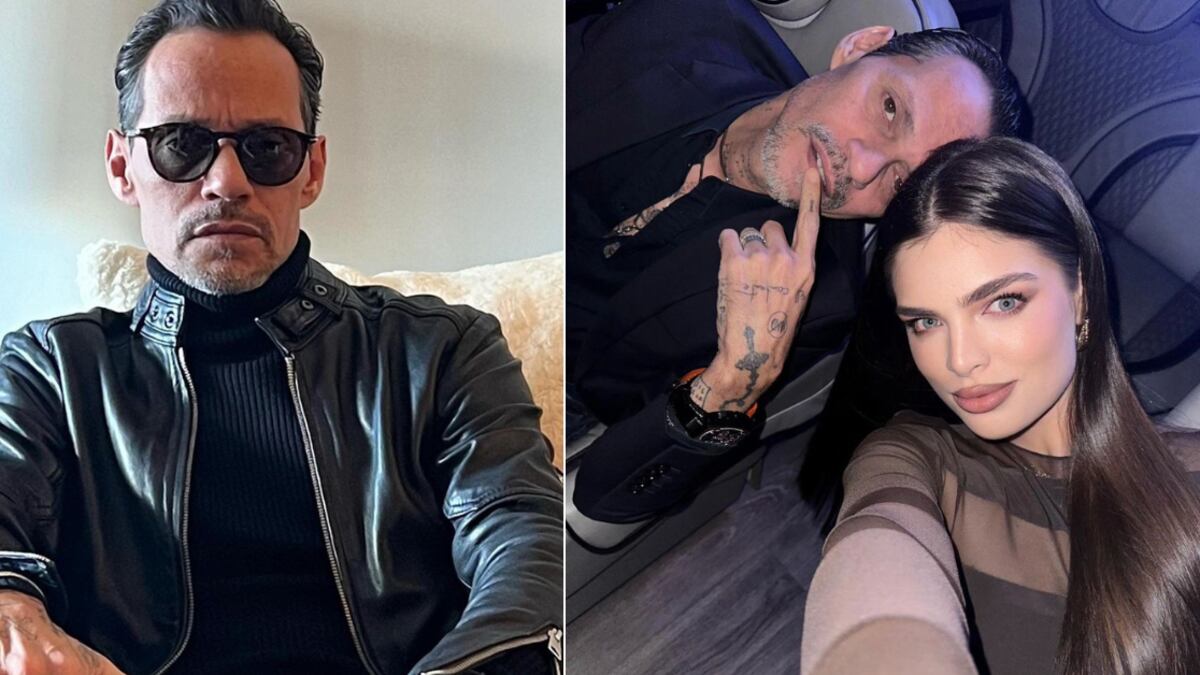 Marc Anthony y Nadia Ferreira