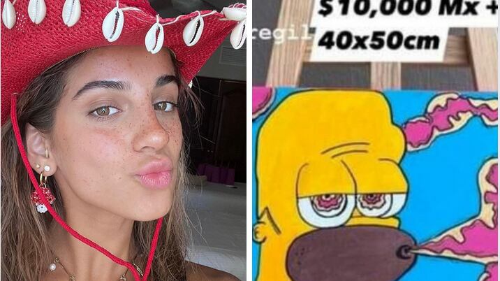 Destrozan a Mar de Regil por vender dibujos hasta en 40 mil pesos