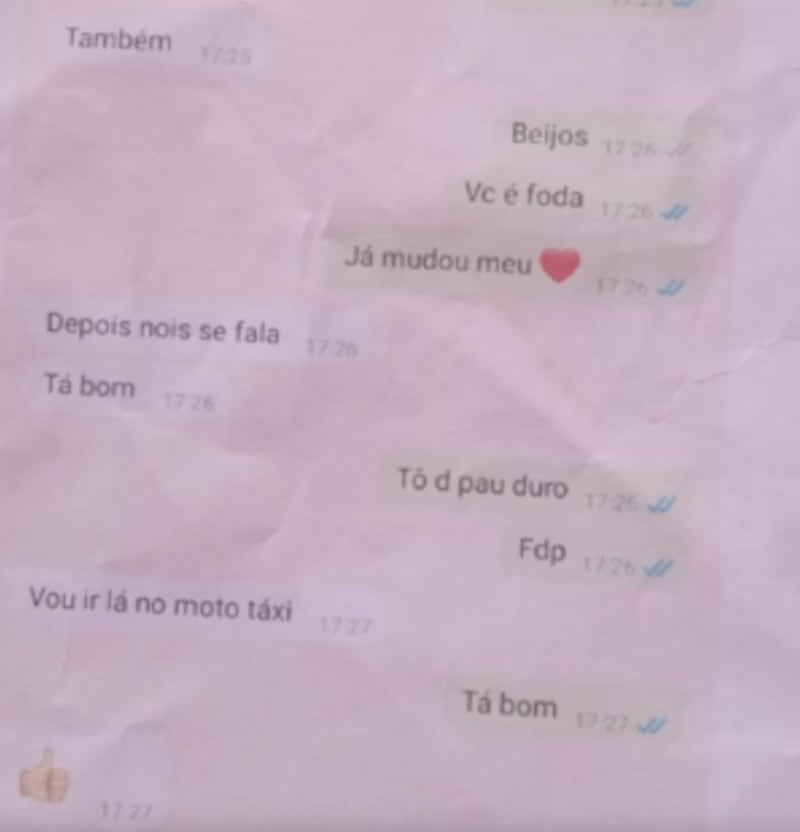 La foto del hotel y el chat que los exhibió: así se enteró una mujer que su marido le fue infiel con su papá. Imagen: Captura de Pantalla