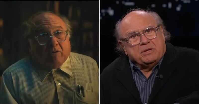 Danny DeVito en 'Mansión embrujada' y en la vida real