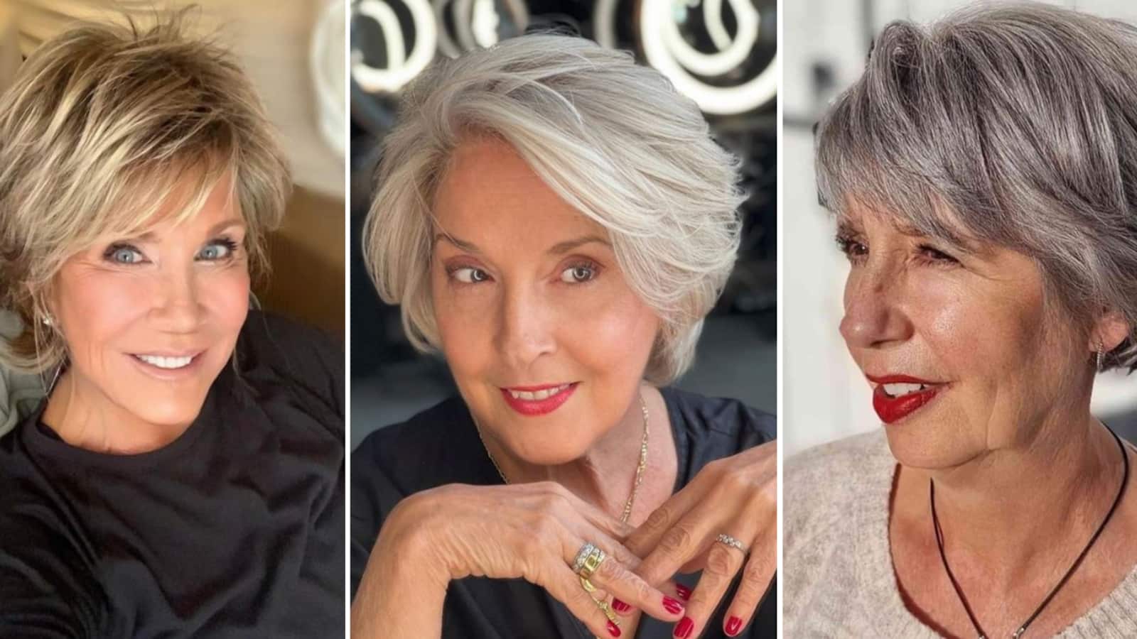 Cortes de pelo corto para mujeres de 40 a 60 años