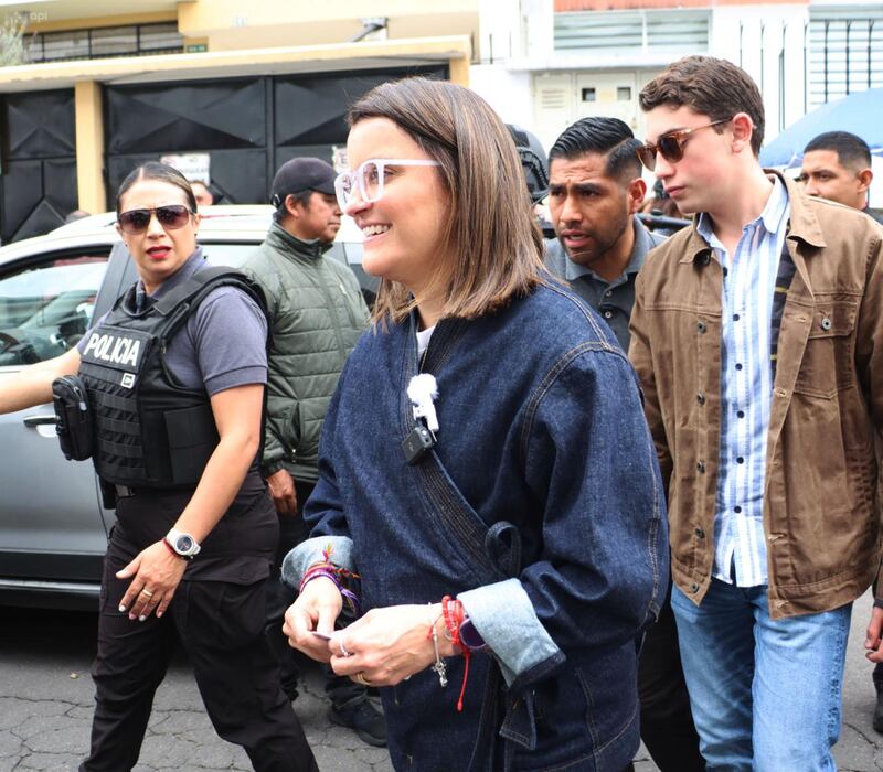 María José Pinto candidata vicepresidencial por el movimiento Acción Democrática Nacional
